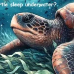 Can a turtle sleep underwater?