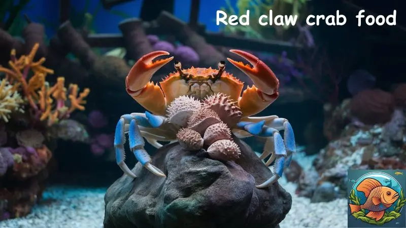 Red claw crab food