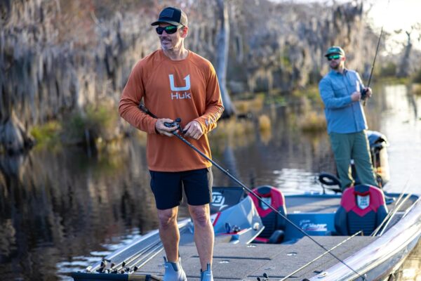 HUK Men's Icon X Crew: Long-Sleeve Performance Fishing Shirt