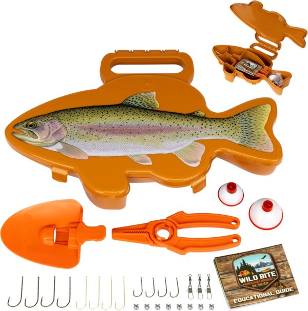 Flambeau Outdoors Wild Bite Fishing Tackle Box Kit