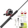 Zebco 404 Spincast Reel and 2-Piece Fishing Rod Combo